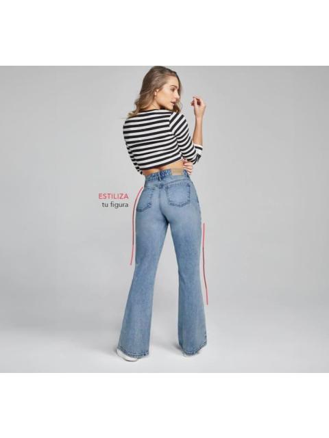 JEANS SEMICAMPANA GRIS SEVEN JEANS