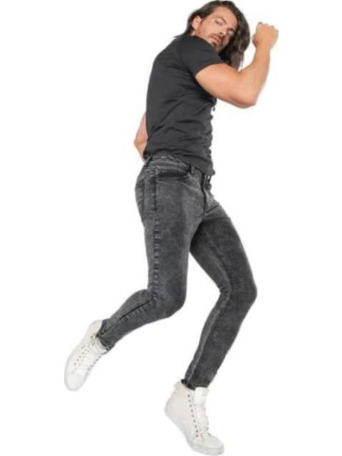 JEANS SKINNY GRIS SEVEN JEANS