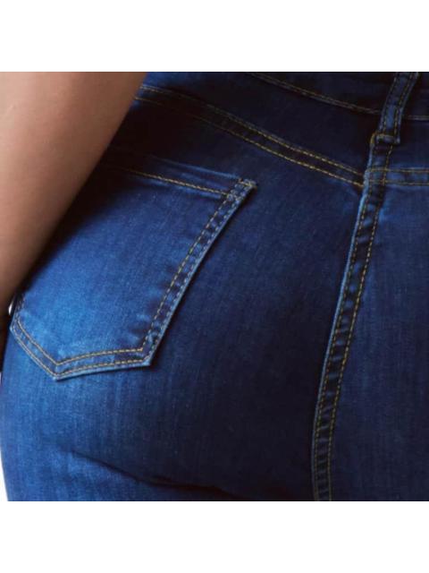 JEANS SUPERSKINNY CINTURA ALTA AZUL INDIGO ATMOSPHERE DNM