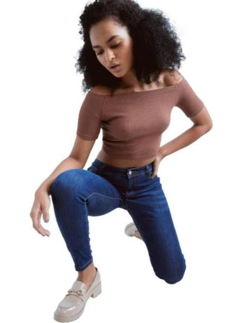 JEANS SUPERSKINNY CINTURA ALTA AZUL INDIGO ATMOSPHERE DNM