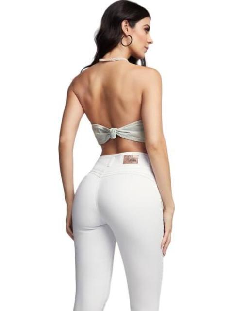 JEANS CINTURA ALTA BLANCO SEVEN JEANS
