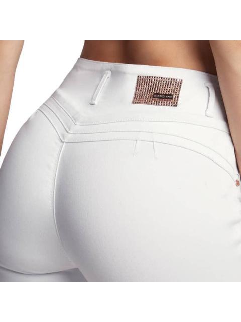 JEANS CINTURA ALTA BLANCO SEVEN JEANS