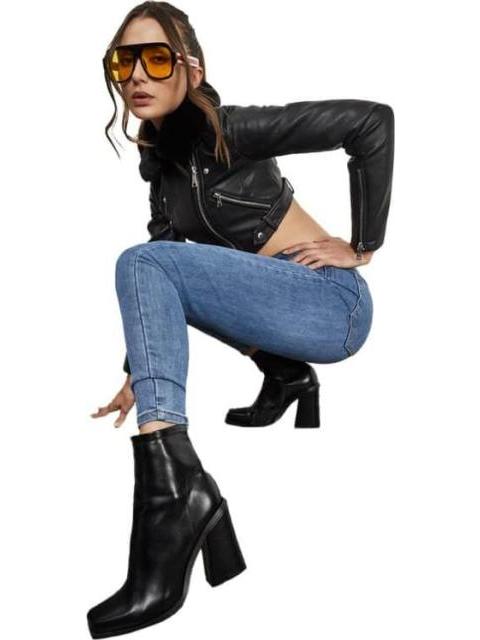 JEANS SUPERSKINNY CINTURA ALTA BLEACH ATMOSPHERE DNM