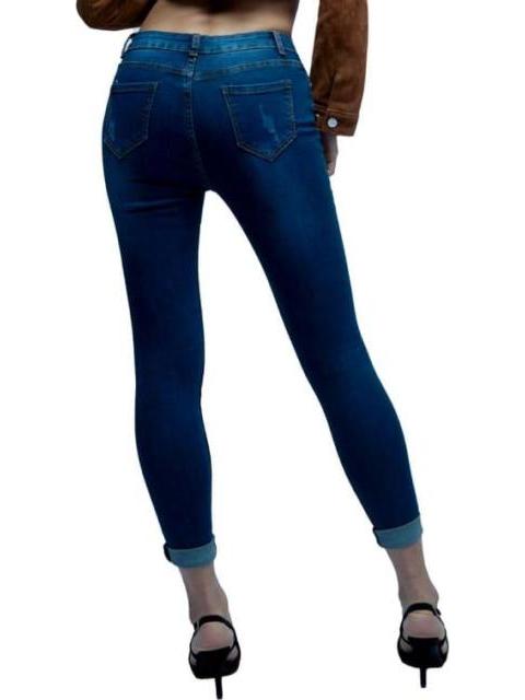JEANS SUPERSKINNY CINTURA ALTA GRIS ATMOSPHERE DNM