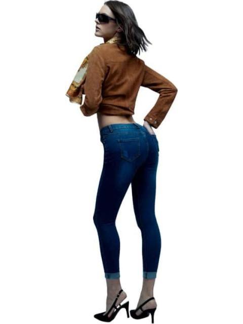 JEANS SUPERSKINNY CINTURA ALTA GRIS ATMOSPHERE DNM