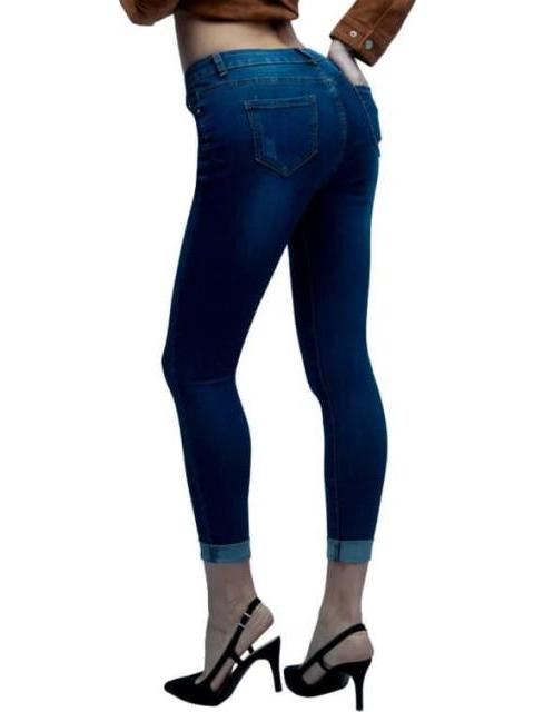 JEANS SUPERSKINNY CINTURA ALTA GRIS ATMOSPHERE DNM
