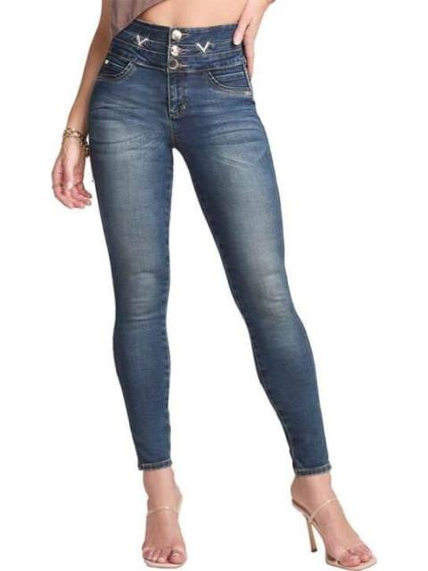 JEANS SUPERSKINNY CINTURA ALTA GRIS SEVEN JEANS