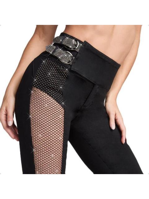 JEANS CINTURA ALTA NEGRO SEVEN JEANS