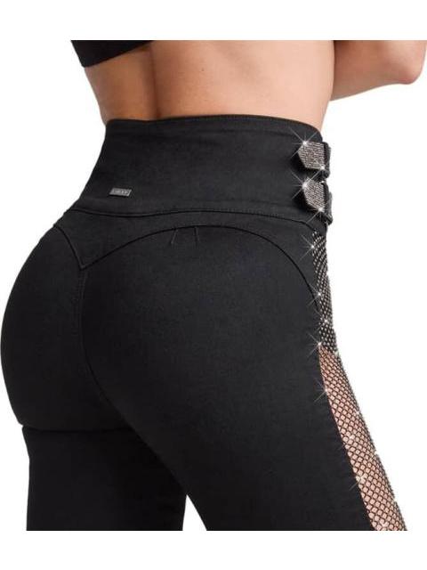JEANS CINTURA ALTA NEGRO SEVEN JEANS