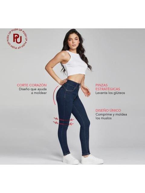 JEANS SUPERSKINNY AZUL INDIGO SEVEN JEANS