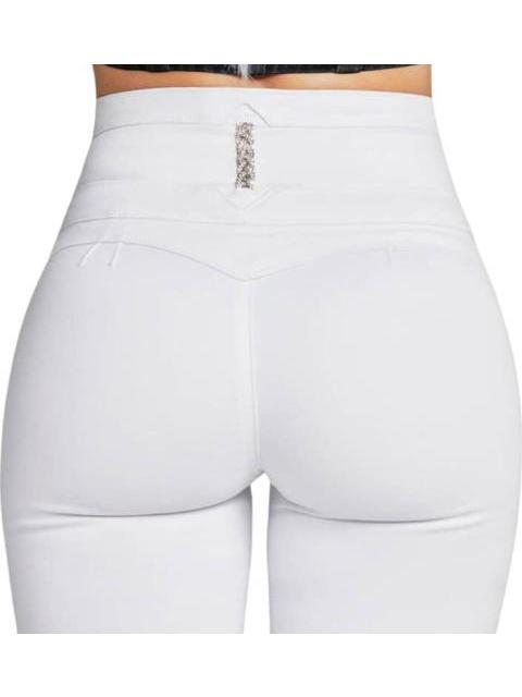 JEANS SUPERSKINNY CINTURA ALTA BLANCO SEVEN JEANS