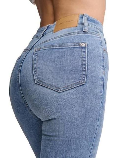 JEANS SUPERSKINNY CINTURA ALTA GRIS ATMOSPHERE DNM