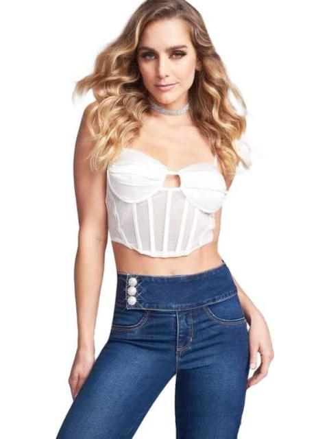 JEANS SUPERSKINNY GRIS SEVEN JEANS