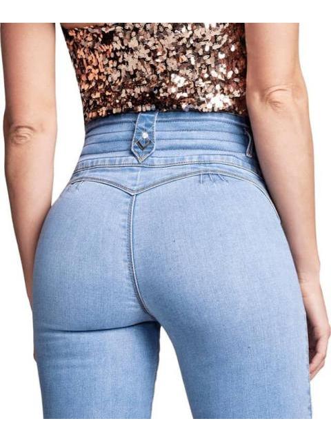 JEANS SUPERSKINNY CINTURA ALTA GRIS SEVEN JEANS