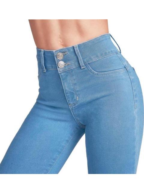 JEANS PUSH UP CINTURA REGULAR GRIS SEVEN JEANS