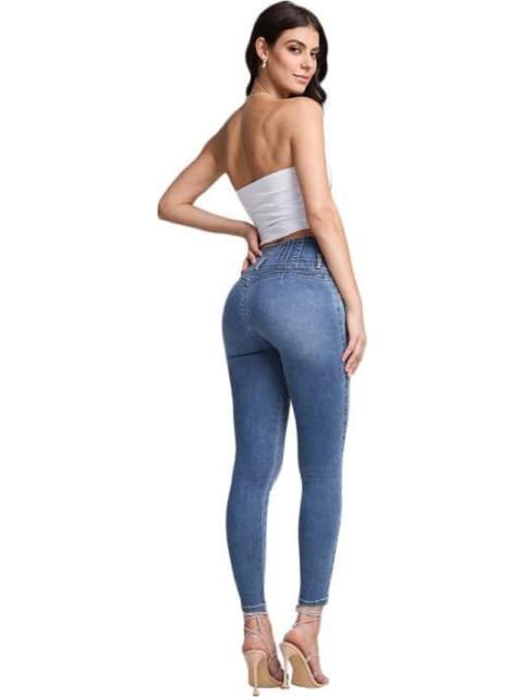 JEANS SUPERSKINNY CINTURA SUPERALTA GRIS SEVEN JEANS