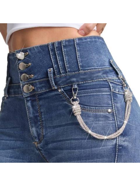 JEANS SUPERSKINNY CINTURA SUPERALTA GRIS SEVEN JEANS