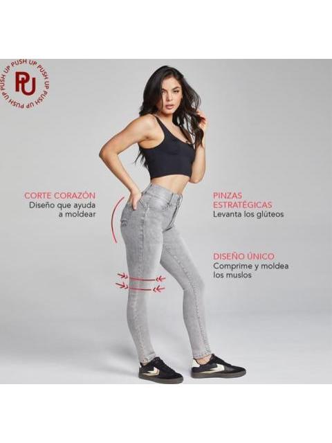 JEANS SUPERSKINNY GRIS SEVEN JEANS