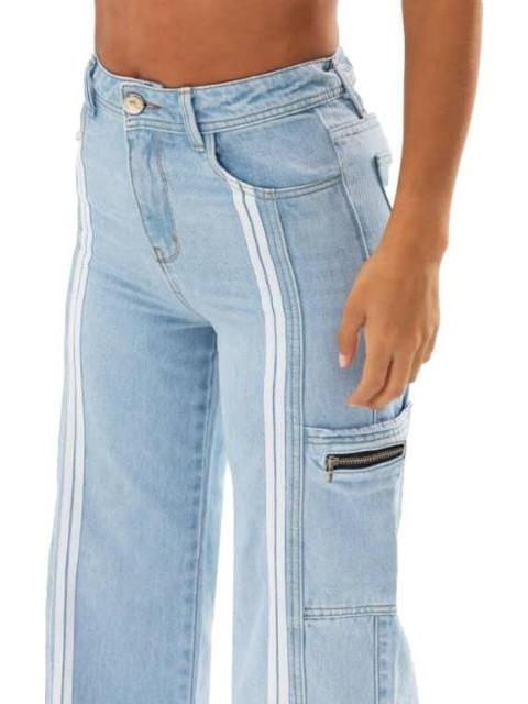 JEANS WIDE LEG CINTURA ALTA BLEACH FERGINO