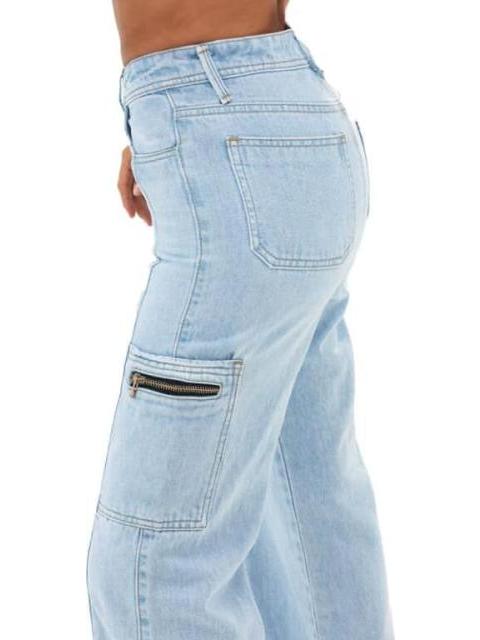 JEANS WIDE LEG CINTURA ALTA BLEACH FERGINO