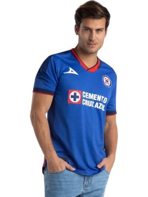 JERSEY CRUZ AZUL HOME 23 24 AZUL REY PIRMA