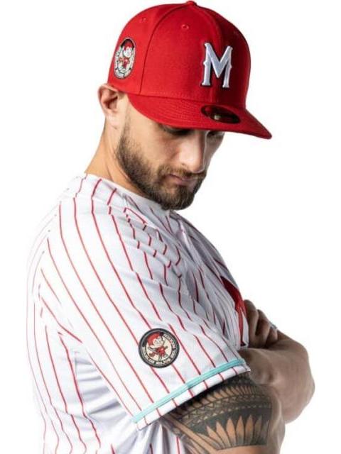 JERSEY NEW ERA DIABLOS PINSTRIPE RAMONCITO UNISEX BLANCO NEW ERA CAP