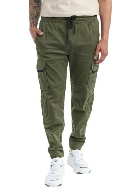 JOGGER CARGO VERDE OLIVO HARD SODA