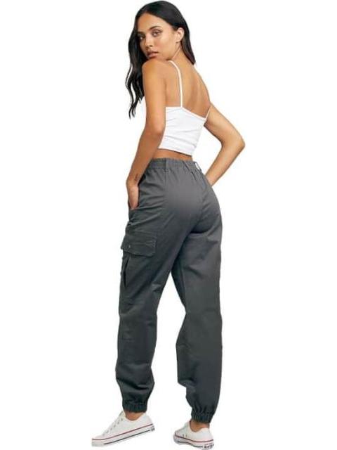 JOGGER CINTURA ALTA GRIS HOLLY LAND