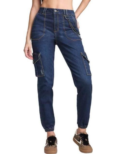 JOGGER CINTURA SUPERALTA GRIS GOODYEAR