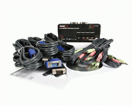 STARTECH  SWITCH KVM USB-VGA 4 PUERTOS