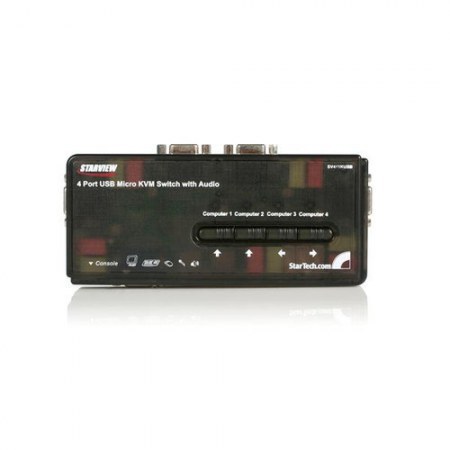 STARTECH  SWITCH KVM USB-VGA 4 PUERTOS