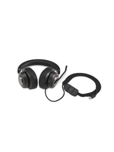 KENSINGTON AUDIFONOS CON MICROFONO H2000 ALAMBRICO USB-C NEGRO