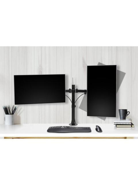 KENSINGTON SOPORTE DE ESCRITORIO PARA 2 MONITORES 32 HASTA 8KG NEGRO