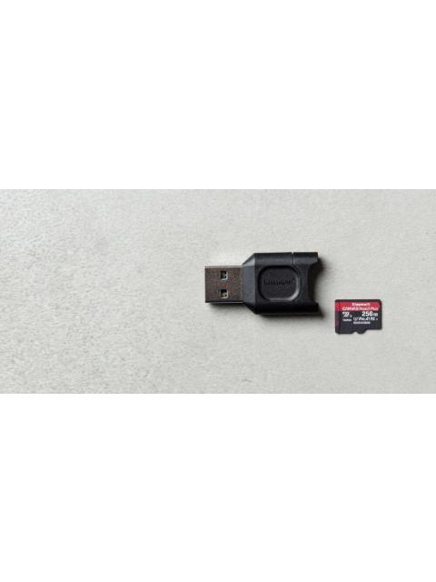KINGSTON LECTOR DE MEMORIA MOBILELITE PLUS MICROSD USB A 3.0 NEGRO
