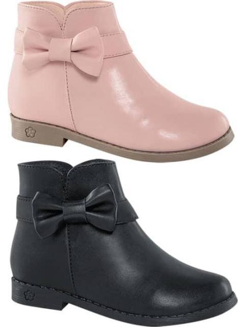 KIT BOTIN CON MOÑO NEGRO VIVIS SHOES KIDS