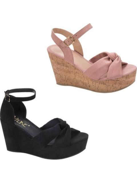 KIT SANDALIAS PLATAFORMA ROSA VI LINE