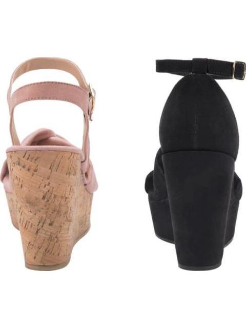 KIT SANDALIAS PLATAFORMA ROSA VI LINE