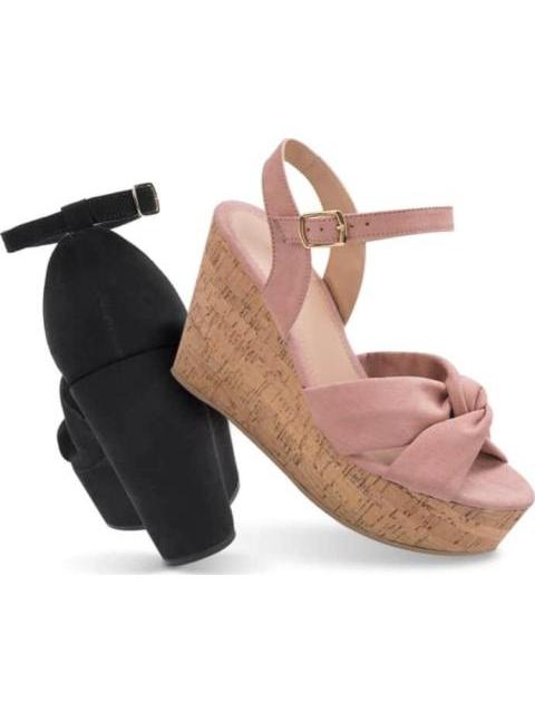 KIT SANDALIAS PLATAFORMA ROSA VI LINE