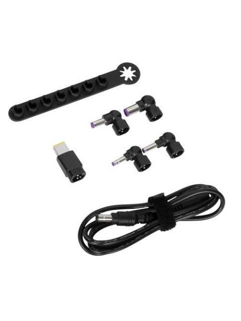 KIT DE ACCESORIOS TARGUS DE ALIMENTACION DE ENERGIA PARA LAPTOP Y MOVILES 90W 1.8M NEGRO ACC1134GLX
