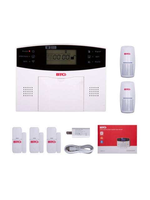 KIT DE ALARMA BOLIDE INALAMBRICO BTGAK2 CONEXION WIFI Y 4G MONITOREO POR APLICACION MOVIL
