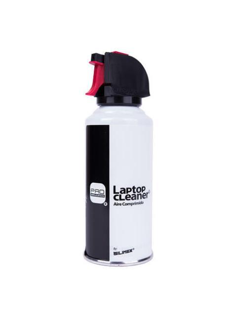 SILIMEX KIT LAPTOP CLEANER INCLUYE AIRE COMPRIMIDO 122G + LIMPIADOR LIQUIDO 100ML + CEPILLO + MICROFIBRA