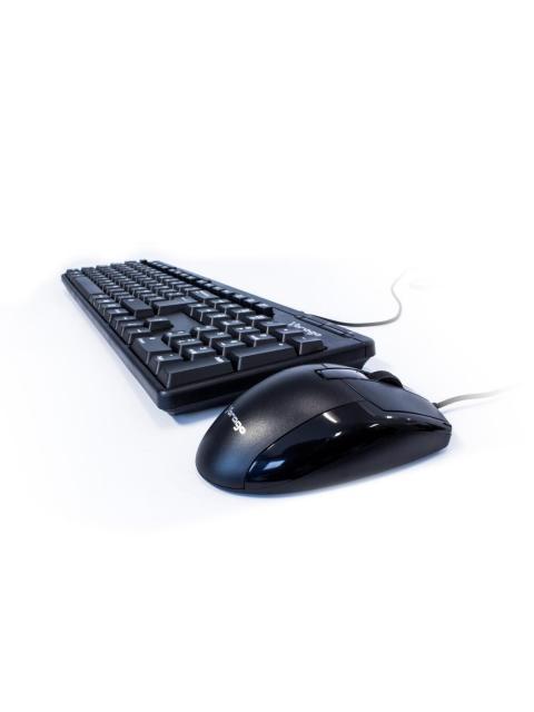 KIT DE TECLADO MULTIMEDIA Y MOUSE VORAGO KM-104 ALAMBRICO USB NEGRO (ESPANOL)