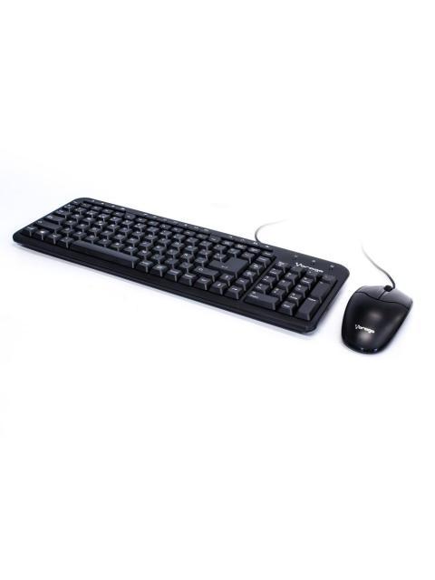 KIT DE TECLADO MULTIMEDIA Y MOUSE VORAGO KM-105 ALAMBRICO USB NEGRO (ESPANOL)
