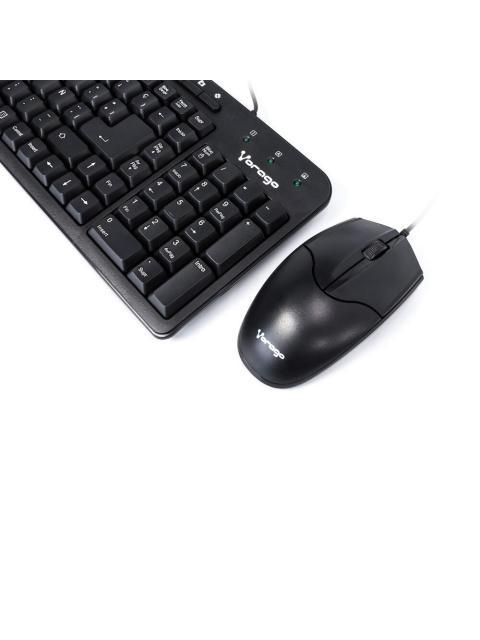 KIT DE TECLADO MULTIMEDIA Y MOUSE VORAGO KM-105 ALAMBRICO USB NEGRO (ESPANOL)
