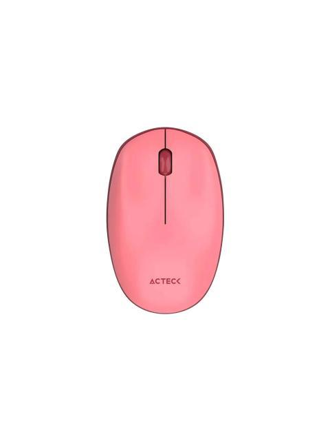 KIT DE TECLADO Y MOUSE ACTECK CREATOR CHIC K- COLORS MK480 INALAMBRICO RF INALAMBRICO ROSA ESPANOL