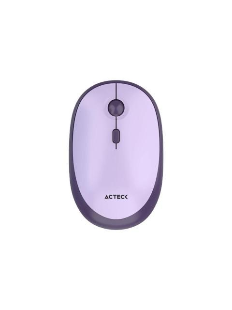 KIT DE TECLADO Y MOUSE ACTECK CREATOR CHIC K- COLORS MK485 INALAMBRICO RF INALAMBRICO MORADO ESPANOL
