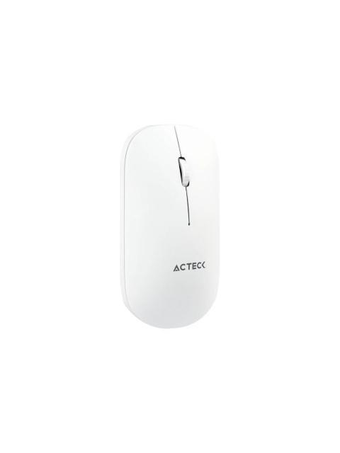KIT DE TECLADO Y MOUSE ACTECK CREATOR VIRTUOS SILK MK720 INALAMBRICO BLUETOOTH BLANCO (ESPANOL)