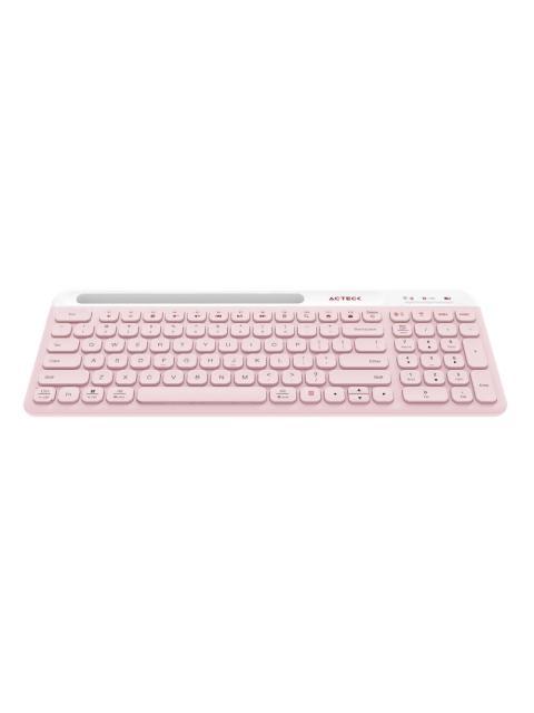 KIT DE TECLADO Y MOUSE ACTECK CREATOR VIRTUOS SILK MK720 INALAMBRICO BLUETOOTH ROSA (ESPANOL)