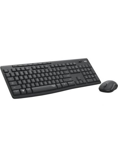 KIT DE TECLADO Y MOUSE LOGITECH MK295 SILENT INALAMBRICO USB NEGRO (ESPANOL)