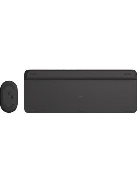 KIT DE TECLADO Y MOUSE LOGITECH MK470 RF INALAMBRICO USB NEGRO-GRAFITO (ESPANOL)